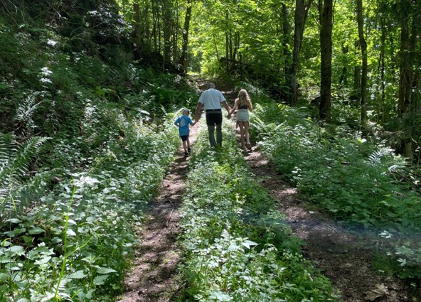 Kari-Anne Førsund, På tur med bestefar