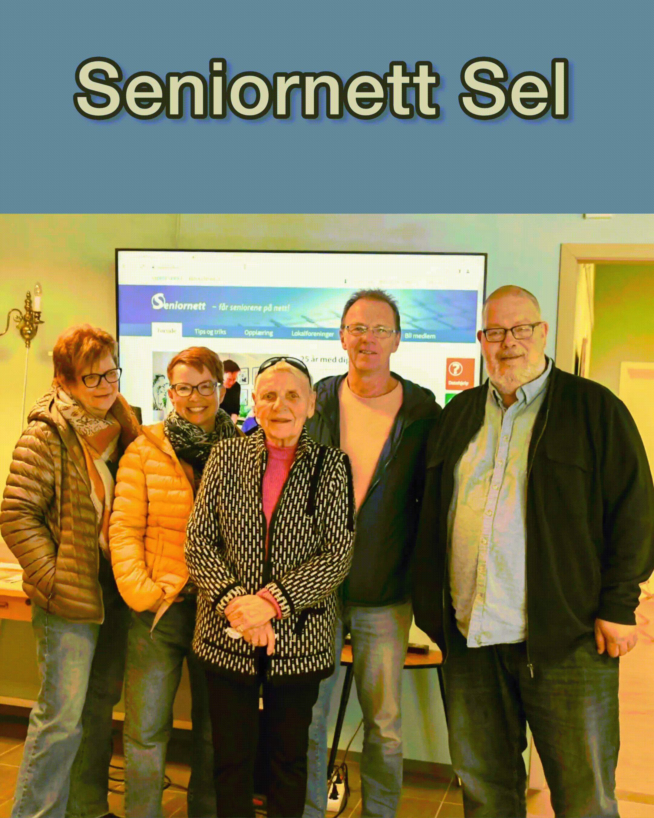 Bli hjelper i Seniornett Sel