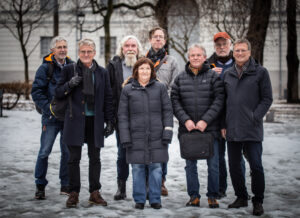 Gruppebilde av seniornetts datahjelpere